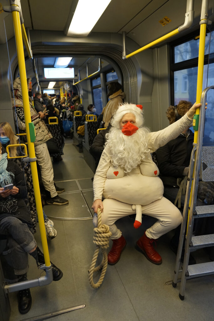 der die das Weihnachtsmännin