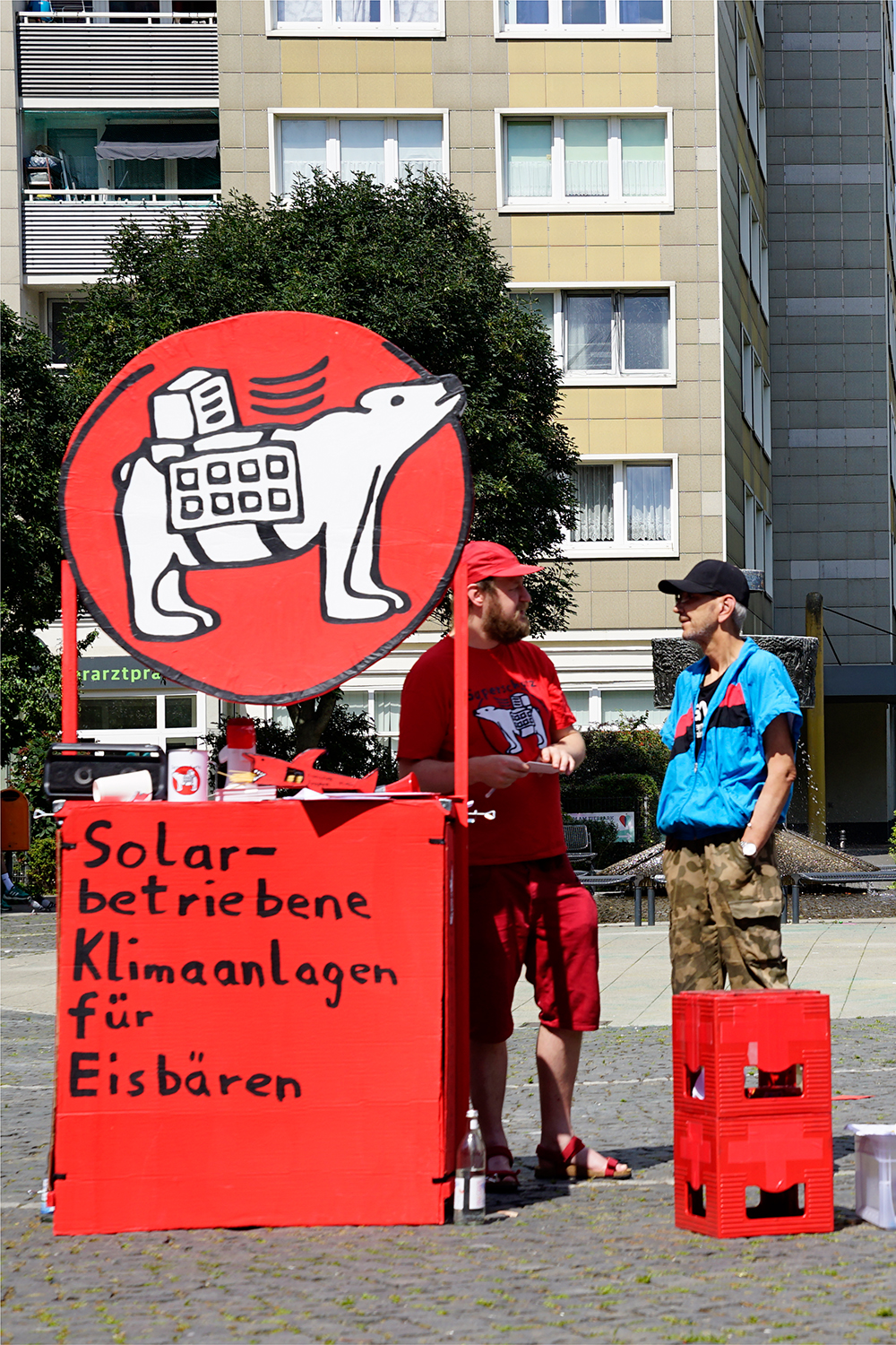 Solarbetriebene Klimaanlage für Eisbären